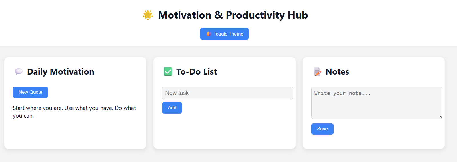 Productivity Hub